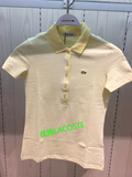 专柜代购LACOSTE/2016新款女士短袖条纹短袖T恤PF5289-3色-J1