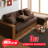 布艺沙发小户型北欧宜家可折叠多功能带收纳沙发床新款组合沙发