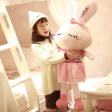 可爱流氓兔公仔毛绒玩具布娃娃玩偶米菲兔小白兔女孩儿童生日礼物