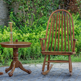 北美小镇美式乡村家具美式摇椅 实木椅子躺椅 田园风格