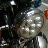 强光摩托车大灯小太子GN款 改装LED超亮前大灯 摩托车led大灯包邮