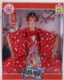 现货正品娇娇妮古装芭比娃娃12关节体中国新娘公主生日女孩礼物