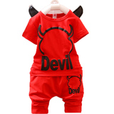 婴儿女童童装1-3-4岁女宝宝夏装短袖韩版套装2周岁小孩纯棉衣服潮