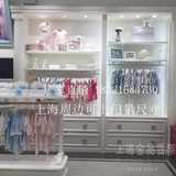 童装展柜展示柜母婴店货架展示架儿童服装陈列柜木质欧式烤漆货柜