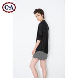 C＆A女式苎麻混纺披肩针织开衫 薄空调衫CA200180951