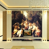 特价直销大型壁画人体艺术油画KTV酒店宾馆会所包房卧室墙纸壁纸