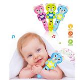 宝宝婴幼儿童6-18个月以上益智玩具手摇铃摇摇乐音乐棒皮皮熊包邮