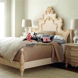 美式雕花床法式实木床橡木1.5/1.8米双人床欧式床公主床卧室家具