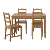 宜家代购IKEA 约克马克 一桌四椅 餐桌 餐椅 桌子 椅子 餐桌椅