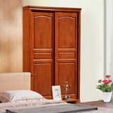 实木衣柜推拉门趟门1.6米1.2米移门衣柜组合衣柜整体衣柜卧室家具