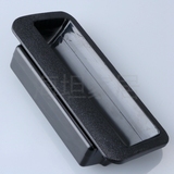 海坦 LS102 ABS黑色塑料暗拉手 铁皮柜内嵌式拉手 文件柜小拉手
