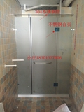北京定做淋浴房拉门 钢化玻璃浴室屏风 一字形浴室移门卫生间隔断