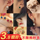 2016新款日韩国原创耳钉设计防过敏气质女耳环珍珠耳饰耳坠配饰品