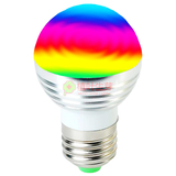 RGB灯泡 E27 E14 5W 七彩十六色智能无线wifi 红外遥控节能 RGB灯