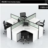 办公家具职员办公桌组合屏风工作位公司员工电脑桌椅转角2/4人位