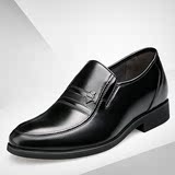 男士增高鞋6cm隐形内增高男鞋8cm商务正装皮鞋外增高真皮透气高跟