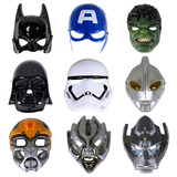 环保英雄面具星球大战复仇者联盟蝙蝠侠变形金刚面具舞会装扮道具