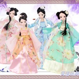 中国风古典芭比娃娃可儿娃娃七仙女四季仙子古装女孩儿童玩具