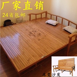 特价竹床折叠床单人沙发床实木板儿童午休小床现代双人多功能简易