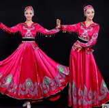 新款蒙古族服装少数民族女装蒙古舞蹈演出服舞台表演开场舞大摆裙