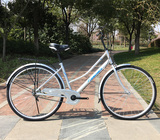 特价！上海凤凰车件女式自行车26寸城市休闲代步轻便永久不锈单车
