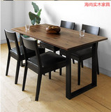 新款全实木餐桌折叠桌伸缩桌日式环保白橡木推拉桌子北欧宜家饭桌