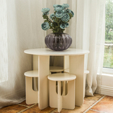 欧式小户型阳台桌椅现代简约休闲咖啡桌创意小圆桌洽谈组合桌椅