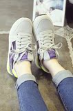 韩国ulzzang运动鞋女2016夏季新款潮韩版透气网面跑步休闲气垫鞋