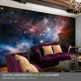 宇宙星空星云3d立体大型壁画客厅电视背景墙纸壁纸卧室无纺布墙画