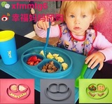 ezpz 宝宝笑脸一体式餐垫餐盘婴儿童硅胶吸盘碗宝宝碗