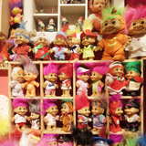 特价troll doll古董巨魔娃娃80后经典回忆（除头发娃高11cm）可选