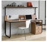 北欧实木书桌欧式宜家简约复古办公桌写字台家用台式电脑桌特价