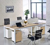 昆明办公家具4人屏风工作位组合职员办公桌钢架员工位2人桌椅