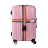 出国旅行箱拉杆箱捆绑带行李箱十字打包带密码锁捆箱带一字行李带