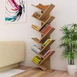 简约现代创意个性简易实木儿童学生书架书柜室内办公落地置物书架