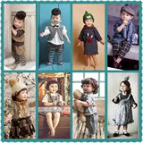 春季新款儿童韩版摄影服装影楼小男孩拍照造型1-2岁写真衣服批发