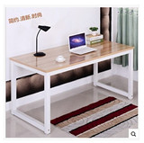 特价包邮电脑桌家用餐桌简易钢木桌写字台办公桌多人会议书桌餐桌