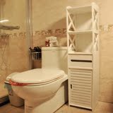 浴室置物柜卫生间卫防水夹缝收纳储物柜马桶边侧柜厕所纸巾柜窄柜