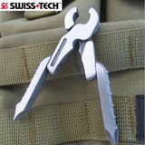 瑞士科技SWISS+TECH 折叠小钳子 钥匙扣 多功能迷你组合工具
