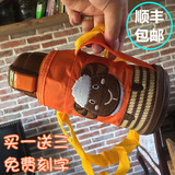 韩国正品杯具熊儿童保温杯学生孩子大容量带吸管两用保暖瓶水杯子