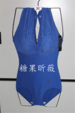 安莉芳专柜正品15款ES0807瑰丽芳影系列连体挂脖性感显瘦泳衣