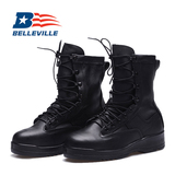 Belleville百利军靴男特种兵防水战术靴真皮钢头高帮作战靴800ST