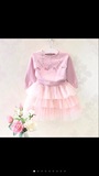 2016新款春装韩国女童公主针织毛衣儿童甜美蛋糕裙套装两件套