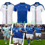 意大利球衣2016欧洲杯足球队服主场21号皮尔洛9号巴洛特利女
