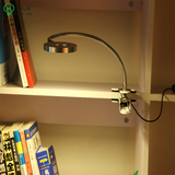 现代创意宜家床头阅读带大夹子LED小台灯卧室USB口送插头可调亮度