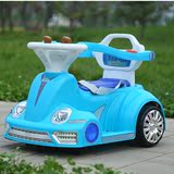 儿童电动车四轮室内瓦力车旋转带遥控玩具汽车充电可坐宝宝童车
