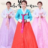 韩国传统舞台演出服改良韩服 女古装写真宫廷结婚朝鲜族舞蹈服装
