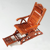 红木洋花摇椅 非洲花梨木实木摇椅躺椅 老人摇椅阳台休闲椅折叠椅