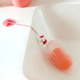 日本正品Hellokitty洗面奶起泡网手工皂香皂袋肥皂发泡泡网打泡沫