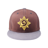 炉石传说游戏周边 官方设计炉石logo立体绣平沿帽子鸭舌帽 包邮